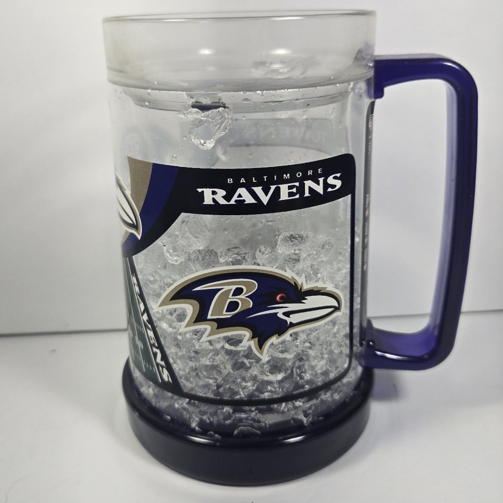 Baltimore Ravens 16 oz. Crystal Freezer Mug *Never Used*